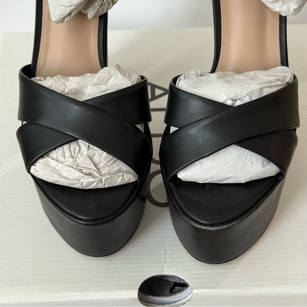 ALDO Black Platform Heels - Picture 5 of 5
